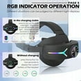 thumbnail image 6 of GAEKOL Head Strap Compatible with Quest 3 with Extended 8000mah Battery Pack   Enhanced Comfort and Extended Gaming Time with RGB Light, 6 of 7