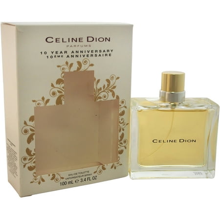 Celine Dion 10 Year Anniversary for Women Eau de Toilette Spray, 3.4 oz