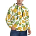 thumbnail image 2 of Sikiie Pineapple Men's Hoodie, Essentials Hoodie, Sweatshirt, Pullover Hooded Sweatshirt for Men-Small, 2 of 7