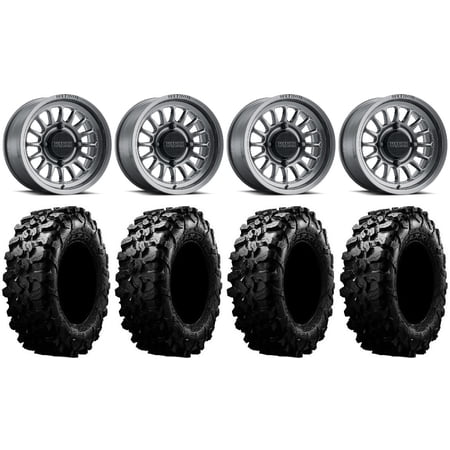 Method 411 15 Ti (4+3) Wheels 32 Carnivore Tires Polaris RZR XP 1000 / PRO XP / Ranger XP 900/1000