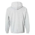 thumbnail image 6 of Hanes Ultimate Cotton Men's Fleece Pullover Hoodie, Warm Comfortable Hooded Sweatshirt, Ash, M, 6 of 6