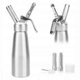 thumbnail image 3 of Professional Cream Dispenser, Stainless Steel Siphon 500 Ml, 3 Nozzles, 3 of 5
