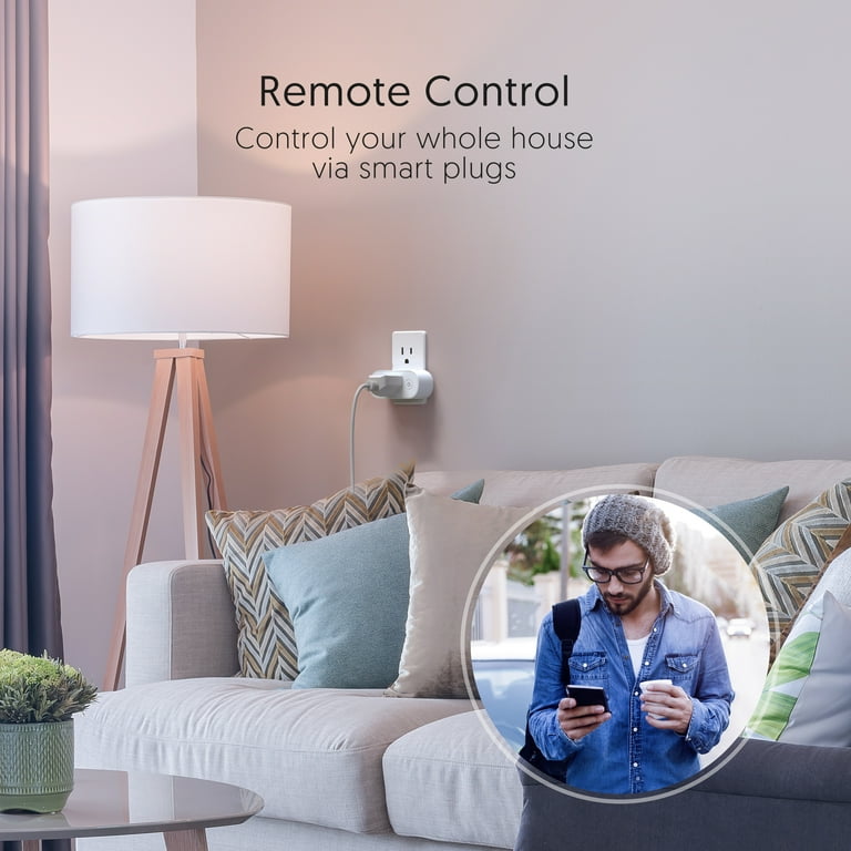 Teckin Smart Plug, Smart Home WiFi Outlet, Works with Siri, Alexa