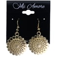 thumbnail image 2 of Mi Amore Flower Dangle-Earrings Gold-Tone, 2 of 2