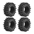 thumbnail image 3 of TISHITA 4 Pieces Crawler Tires Parts 1/18 RC Car Tires for Remote Control Toys TRX4M, 3 of 8