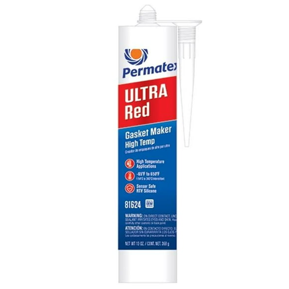 Permatex 81624 13 oz Ultra Red High Temperature Gasket Maker