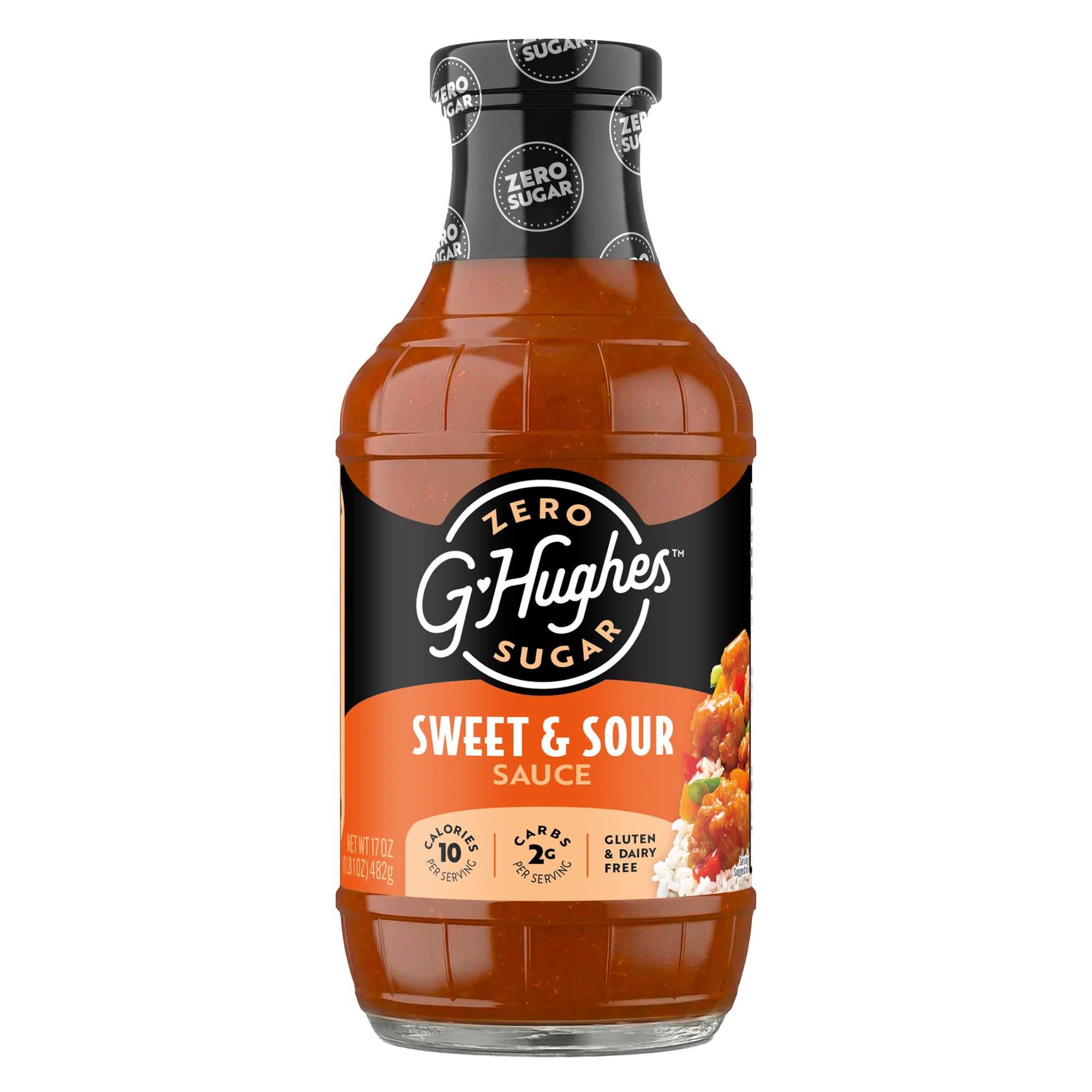 G Hughes Zero Sugar Sweet & Sour Dipping Sauce 17 oz