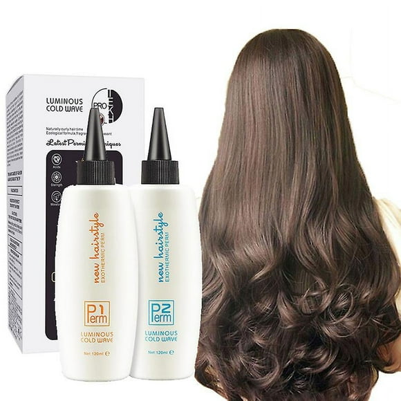 Organic Digital Permanent Wave Curl Curly Perm Cream Liquid Cold Wave Hair Perm Lotion Solution For Resistant To Natural Hair