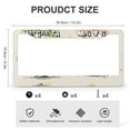 thumbnail image 3 of License Plate Frames Cocktails License Plate Frame License Plate Shield Frame 2 Pack Classic Cocktail Metal License Plate Frame Funny Cute for USA Canada Vehicles, 3 of 6