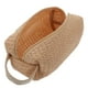 thumbnail image 3 of Bolso de mano de paja PP con cremallera, bolso de mano para lavar, monedero de playa de verano para mujer, 3 of 4
