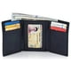 thumbnail image 2 of Billetera de cuero con bloqueo RFID triple Stealth Mode para hombre, 2 of 9