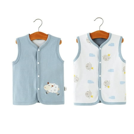 

kpoplk Baby Boys Outerwear Jackets & Coats Kids Boys Winter Fleece Jackets 1-10Y Children Warm Cotton-Padded Parka Jacket Thick Hooded Coat Zipper Outwear(Blue)