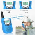 thumbnail image 5 of Walkie Talkies para niños, 22 canales, radio bidireccional, juguete con pantalla LCD retroiluminada, linterna, juego para aventuras al aire libre, senderismo, camping, juegos para niñas y niños., 5 of 5