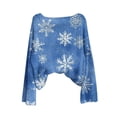 thumbnail image 4 of Birdeem Chandail de Noël pour Femmes, Mode Automne 2026 Graphique Crochet Manches Longues Col Rond Décontracté Hauts en Tricot, Pulls pour Femmes, Vêtements d'Automne pour Femmes, 4 of 6
