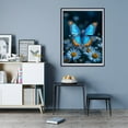 thumbnail image 7 of Diamond Art Kits for Adults - 5d Blue Butterfly Daisies Garden Diamond Painting for Adults, Diamond Art for Adults Beginners, Diamond Painting Kits for Adults for Home Wall Decor, 7 of 7
