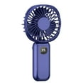 thumbnail image 1 of Small Fan - Mini, Portable, Rechargeable. 4 - Level Adjustable, 2000mAh Battery. Digital Display, Night Light, Power Bank Function. ABS Material, Multiple Use Ways, 1 of 6