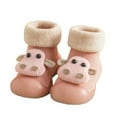 thumbnail image 2 of SPRING PARK Winter Warm Toddler Plush Thickened Soft Sole Baby Shoes Trainers Boys Girls, 2 of 7
