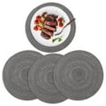 thumbnail image 1 of Napperon Rond Tissé Lavable, 1 of 6