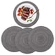 thumbnail image 1 of Estera de mesa tejida redonda, estera de mesa redonda, lavable, 1 of 6