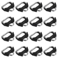 thumbnail image 1 of Unique Bargains Camera Strap Lug Ring Metal Triangle Split Ring Hook Adapter with Plastic Cap Universal, Silver Black 8 Pack, 1 of 7