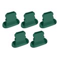 thumbnail image 1 of thinsony Lot de 5 Bouchons de Téléphone Portable Anti-Poussière Micro USB Capuchon Portable Téléphone Intelligent Anti-Poussière Mini Petit Remplacement pour iPhone 12ProMax Vert, 1 of 7