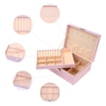 thumbnail image 5 of Unique Bargains Jewelry Box Small PU Leather Jewelry Organizer Case Storage Display Holder Pink, 5 of 8