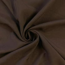 FWD 58" 100% Polyester Chiffon Sewing & Craft Fabric By the Yard, Brown