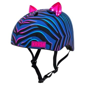 Krash Neon Stripes Youth 8  Bike Helmet, 54-58
