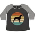 thumbnail image 3 of Inktastic Doberman Dog Retro Sunset Women's Plus Size T-Shirt, 3 of 5