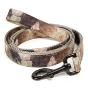 Vibrant Life Patterned Dog Leash, Strategy Graph X Camo, 5-ft, 1-in