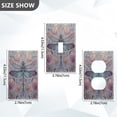 thumbnail image 2 of Light Switch Cover Switch Plate Outlet Cover Plug Cover for Electrical Toggle Switch Watercolor Ornate Dragonfly, 2 of 6
