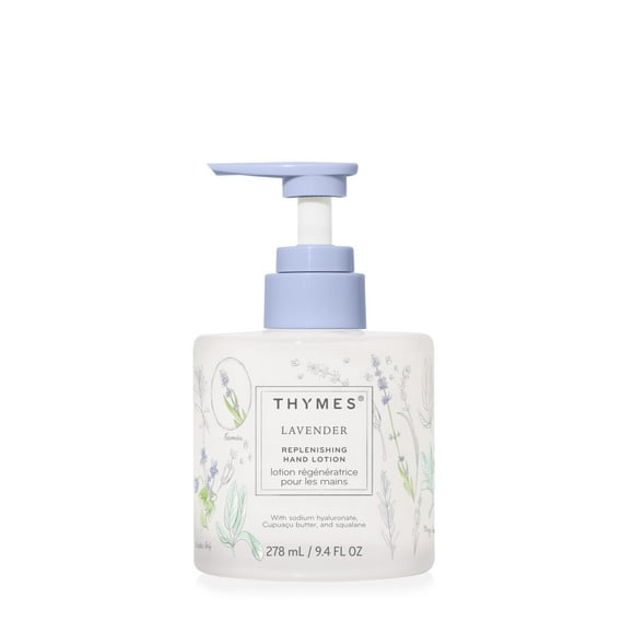 Loción de manos Thymes Replenishing para piel seca 275 ml Lavanda