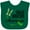 Green, variant on Inktastic Organ Donation Awareness- Butterfly Green Ribbon Boys or Girls Baby Bib