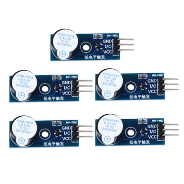 5pcs Active Buzzer Module Low Level Trigger Buzzer Control Panel DC 3.3-5V Alarm