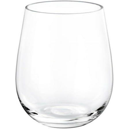 19-ounce Stemless Wine Glasses, Acrylic Wine Glasses, Shatter-resistant Dishwasher Safe, set of 8, Clear