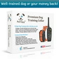 PetSpy Premium Training Shock Collar for Dogs with Vibration, Shock and