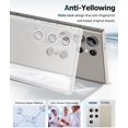 thumbnail image 3 of for Samsung Galaxy S24 Ultra Case, Built-in Camera Lens Protector, [Non-Yellowing] Protective Shockproof Phone Case, Anti-Fingerprint Anti-Scratch for S24 Ultra 6.8 Inch - Matte Clear, 3 of 6