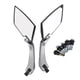 thumbnail image 2 of 1 Par de Espejo de Motocicleta de Diamante Universal, 2 of 8