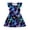 Neon Butterflies, variant on Toddler Girls Dress Summer Casual Sundress Ruffle Flutter Sleeveless Rainbow Dresses 5-6 Years