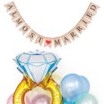 thumbnail image 2 of 1pc Wedding Hanging Banner Almost Married Banner Pull Flag (Assorted Color), 2 of 8