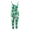 thumbnail image 3 of YOTMKGDO Monos para mujer, camiseta con estampado del día de San Patricio 2025, diseños divertidos y elegantes, varios estilos y colores para mujer, amarillo, XL, 3 of 5