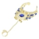 thumbnail image 1 of Pulsera de danza del vientre india, joyería para mujer, brazalete de muñeca con Azul, 1 of 9
