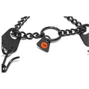 Herm Sprenger Black Stainless Steel Prong Collar with O ring