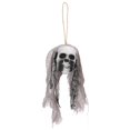 thumbnail image 2 of 2Pcs Halloween Skeleton Skull Hanging Pendant Haunted House Horror Props DecorationGrey, 2 of 5