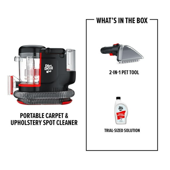Dirt Devil Nettoyeur de Taches Portatif, FD13010CA