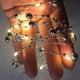 thumbnail image 4 of Cadena de luz Cadena de luz eléctrica Cadena de LED flexible de plástico con perla artificial, Perla plateada, 2 m kenally HA002589-03, 4 of 6