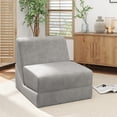 thumbnail image 2 of Gymax Fauteuil-Lit Pliant 3-en-1 Convertible avec Housse Zippée Lavable, 2 of 10