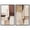 Black Frame, variant on Neutral Plaster Collage Set Framed High-Gloss Acrylic Glass Wall Art Boho Set by Art Remedy, Silver Frame, 10 x 15