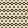 thumbnail image 1 of Ahgly Company Tapis d'Intérieur Lavable en Machine Carré Transitionnel Brun, 5 Pieds Carré, 1 of 7