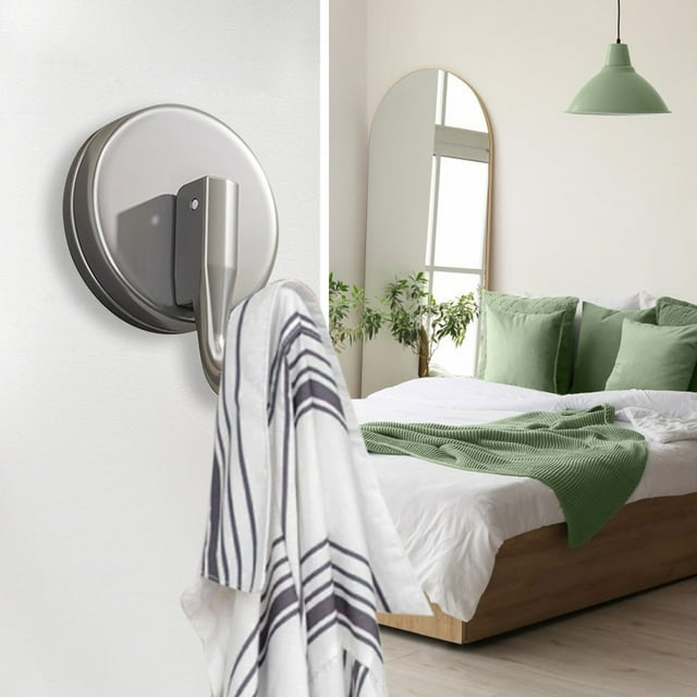 Ganchos de ventosa resistentes para ducha con tecnología de sellado al vacío, perchas de plástico blanco o gris para toallas y batas, sin necesidad de taladrar, ideales para baños, cocinas y